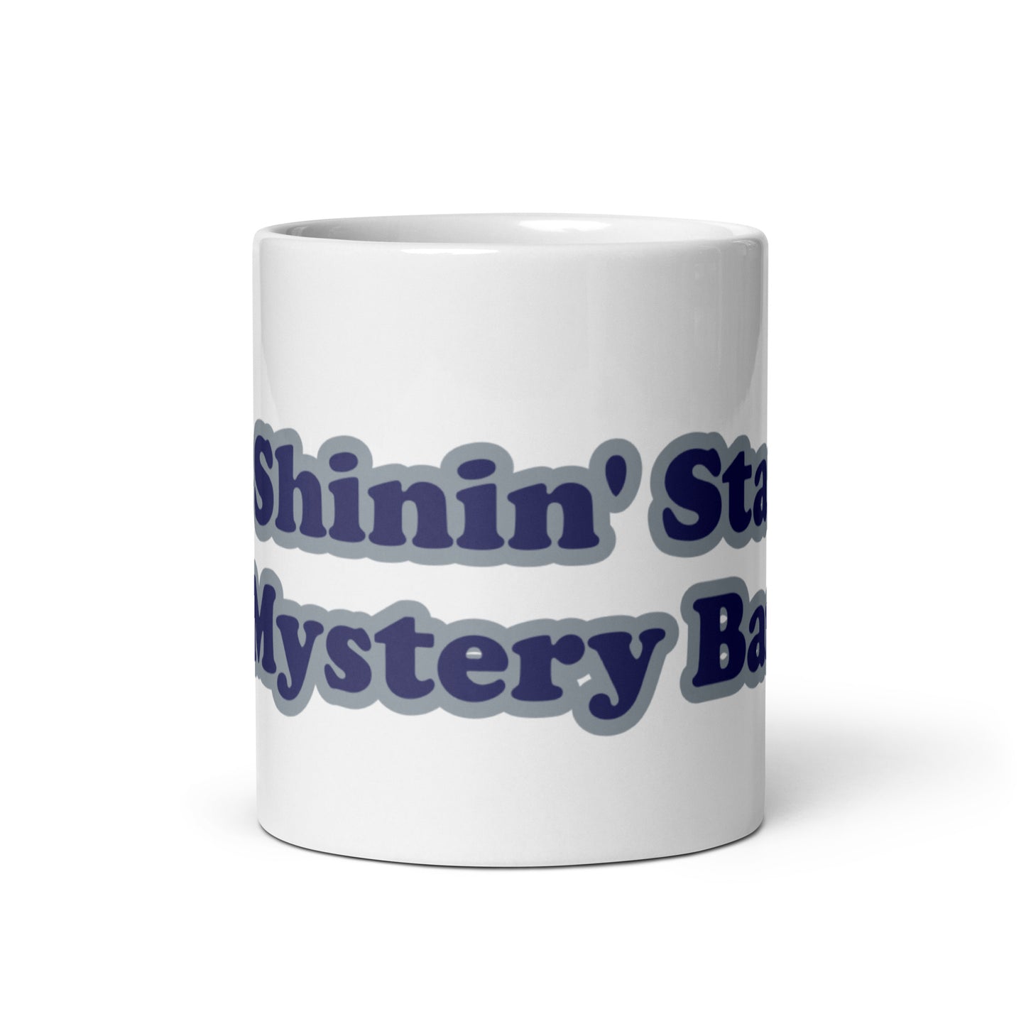 SHININ' STARS MYSTERY BAND White glossy mug