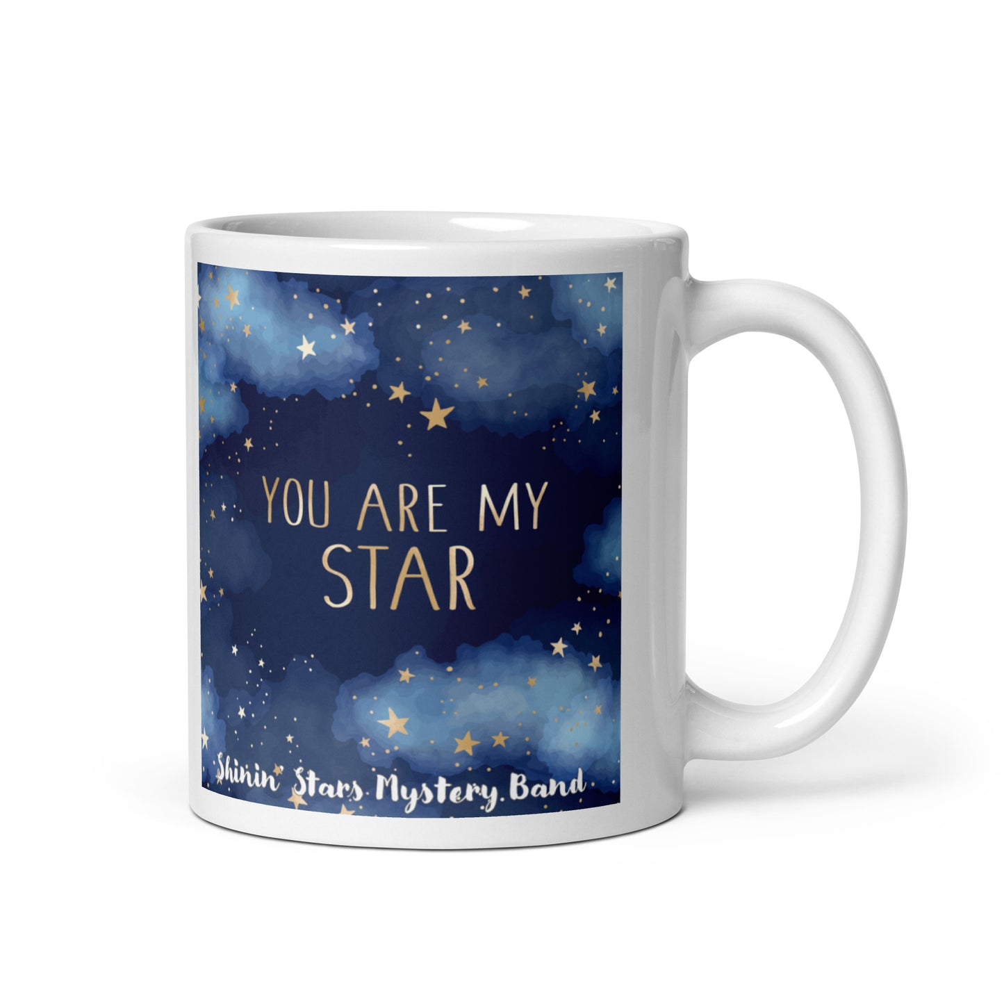 YOU ARE MY STAR white glossy mug