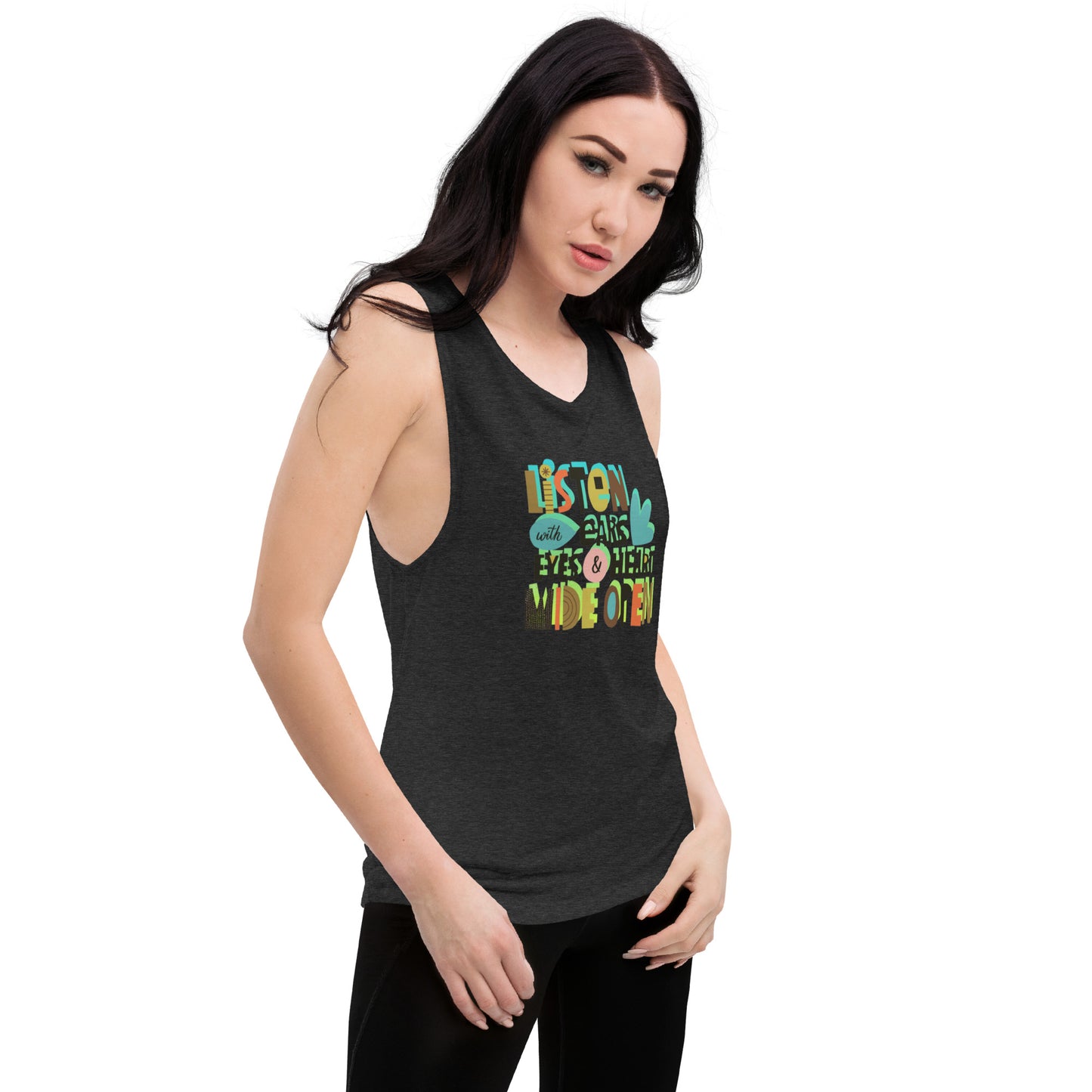 LISTEN Ladies’ Muscle Tank