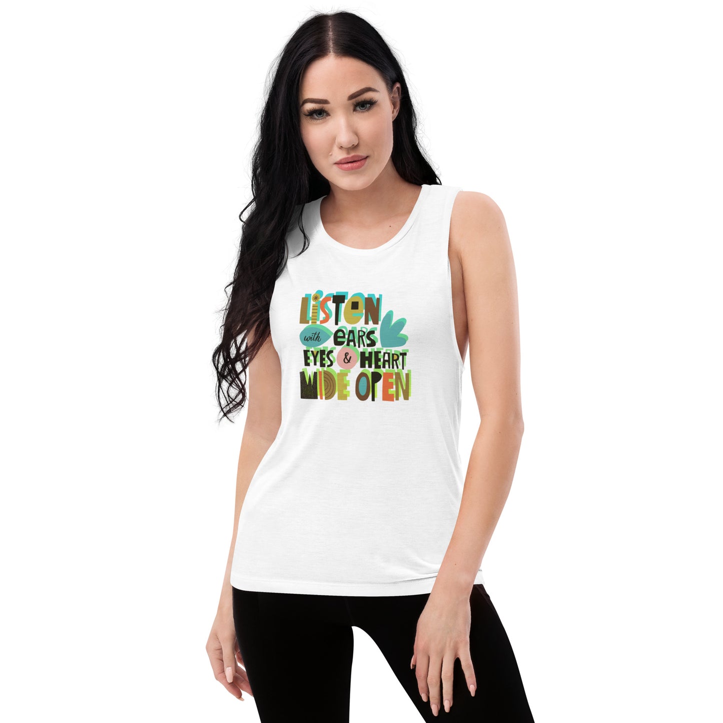 LISTEN Ladies’ Muscle Tank