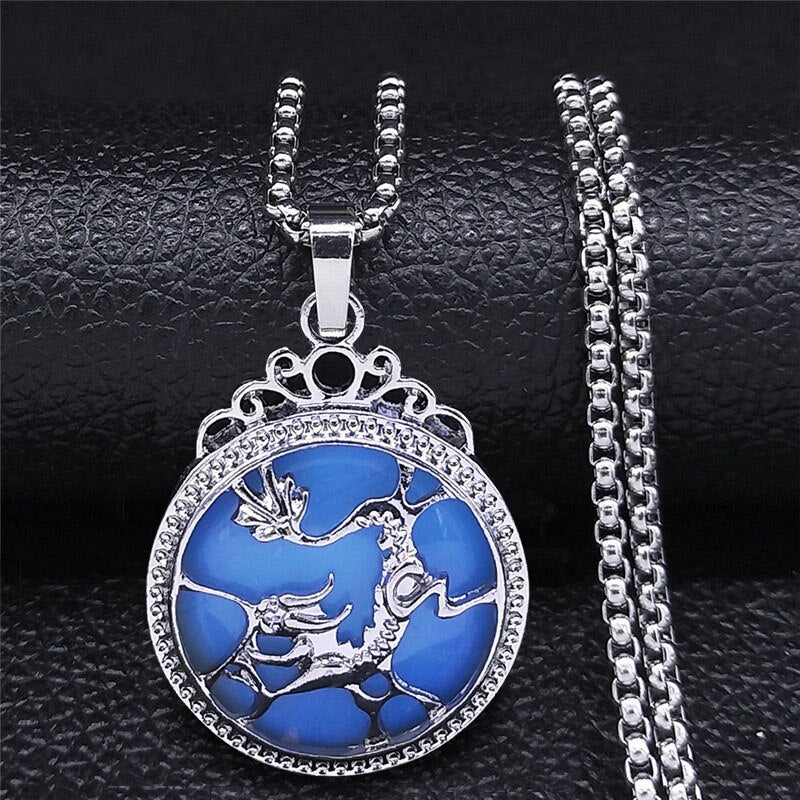 Lotus OM Moonstone Necklaces