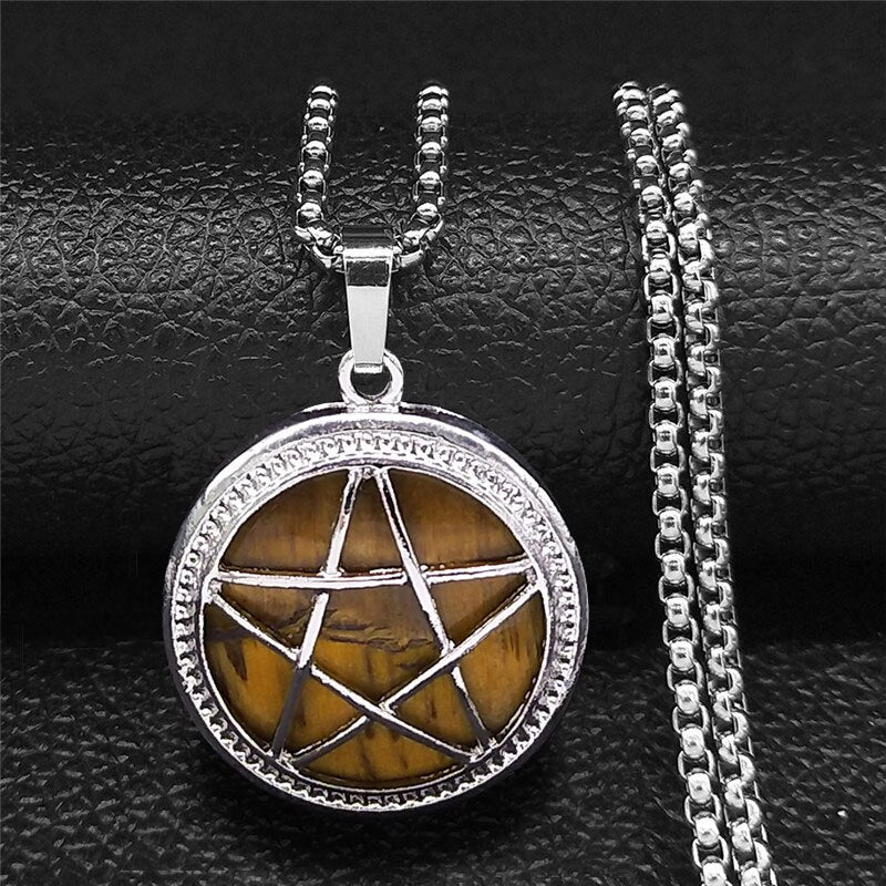 Lotus OM Moonstone Necklaces