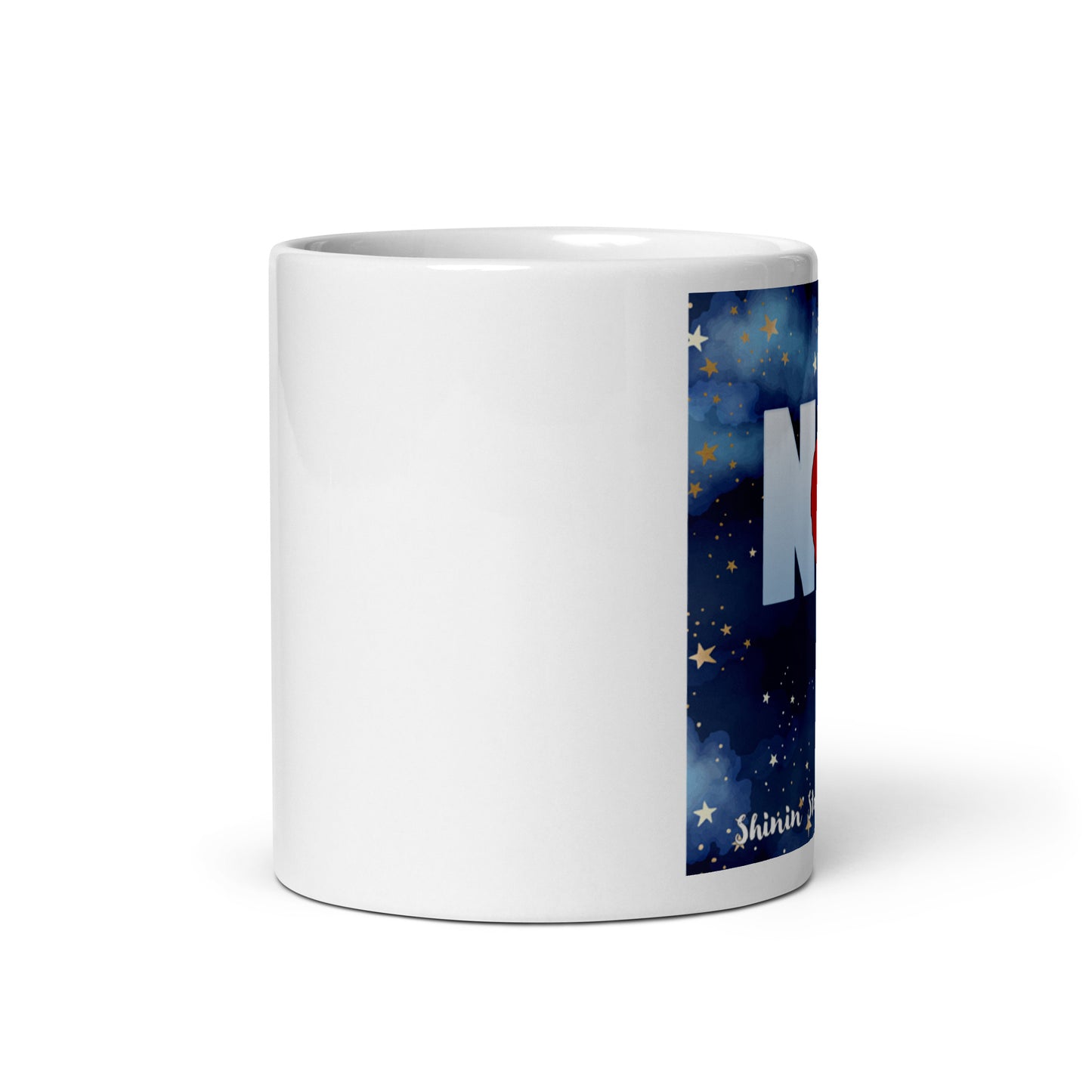 Love NOW white glossy mug