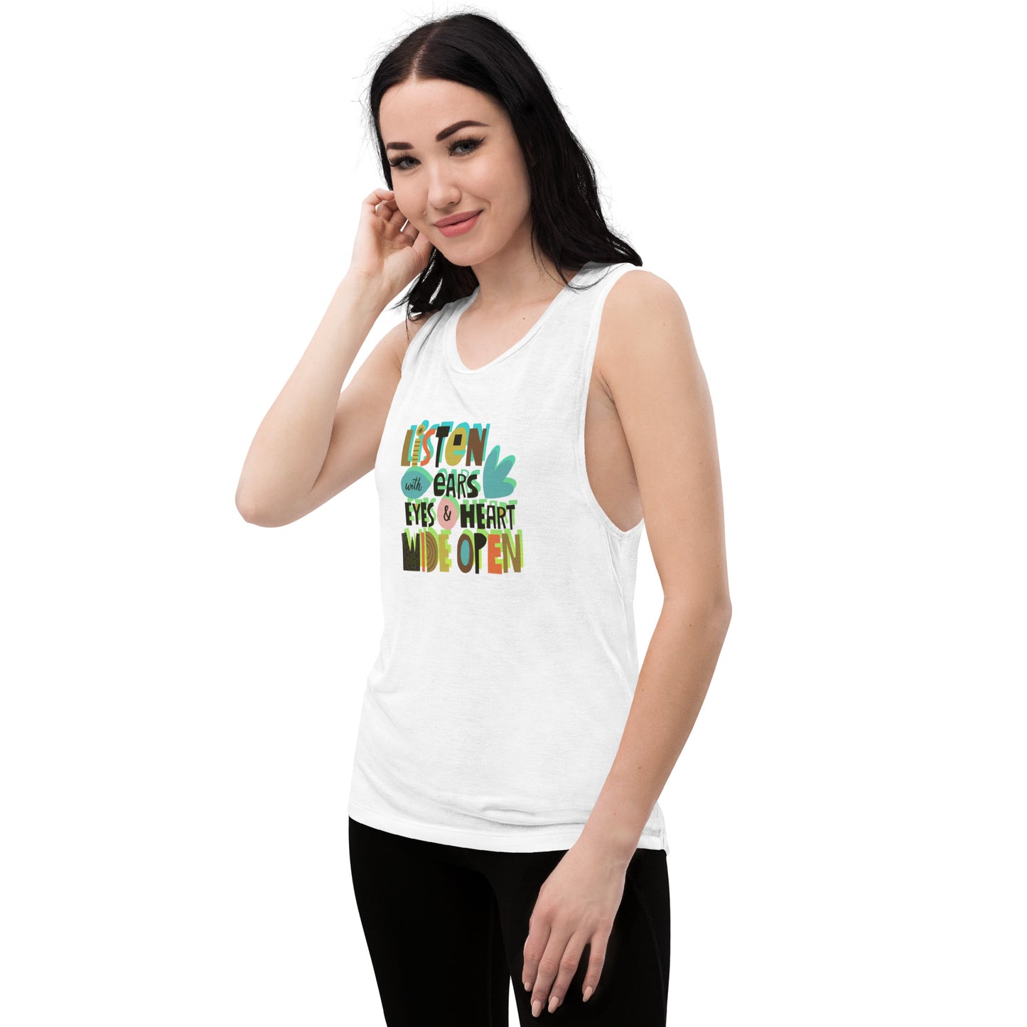 LISTEN Ladies’ Muscle Tank