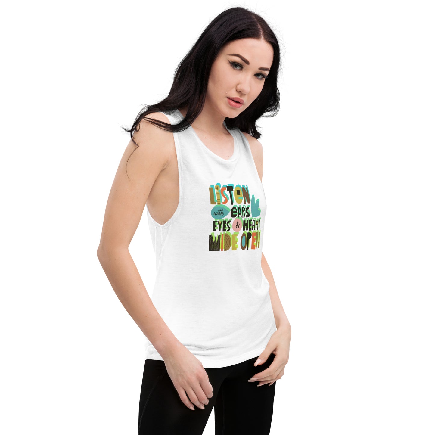 LISTEN Ladies’ Muscle Tank